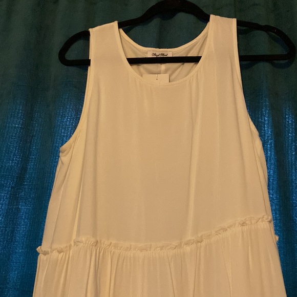 White and cream lace mini dress/tunic - Picture 4 of 6